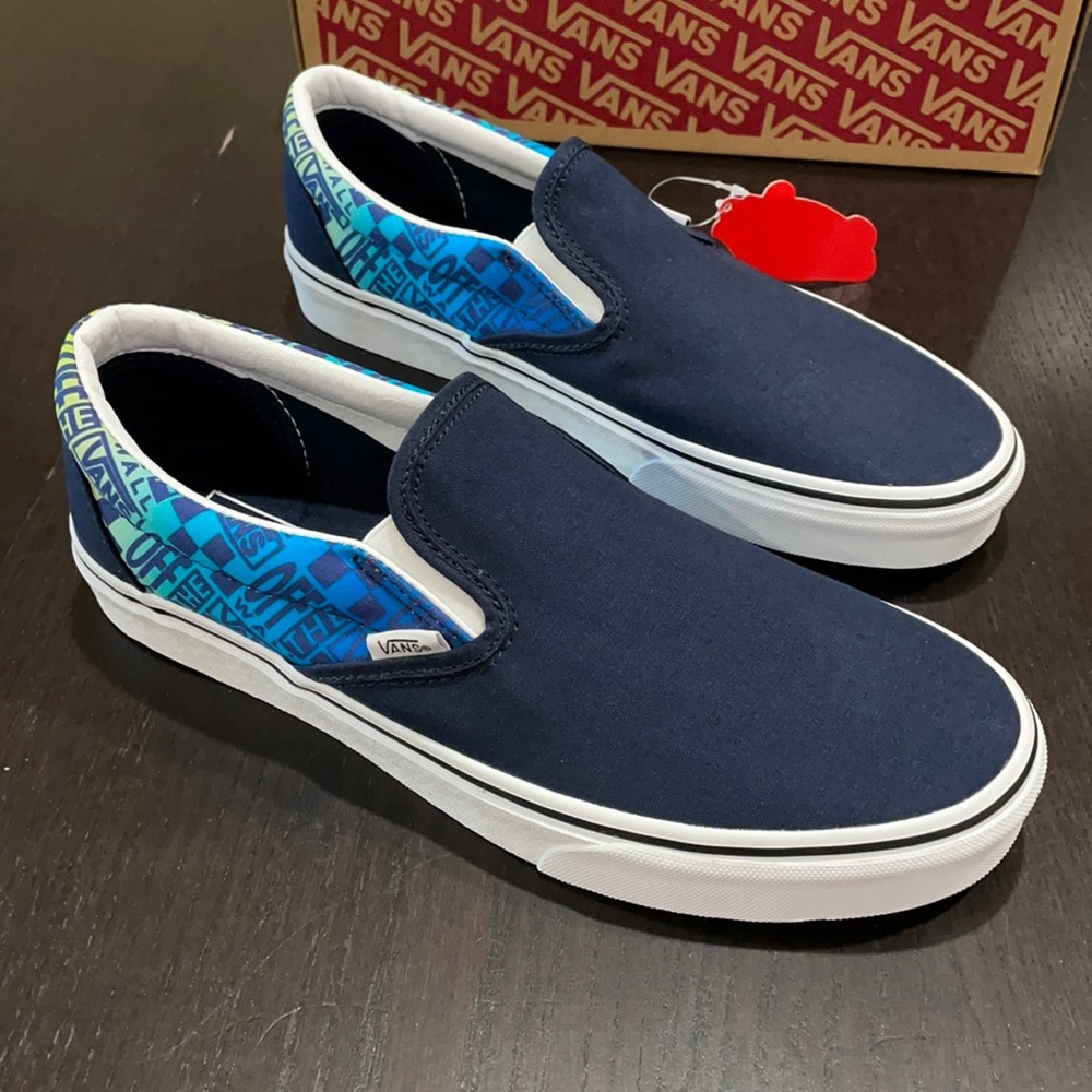 Vans Classic Slip-On Logo Flame